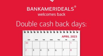 Bank of America BankAmeriDeals April 25: Earn double cash back on select dining and retail