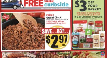 HEB Weekly Ad April 19 – 25: Get $3 off HEB Organics, $2 off HEB Texas Roots and more