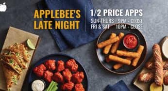 Applebee’s Late Night deal: Half-price appetizers starting 9pm