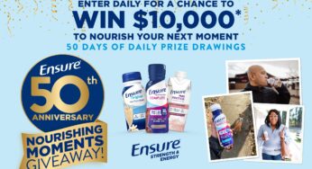 Ensure Nourishing Moments Promotion: Win $10,000 at ensurenourishingmoments.com