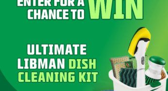No Dirty Dishes Giveaway: Win 1 of 3 Ultimate Libman Dish Cleaning Kits