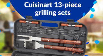 Grilling Month Giveaway: Win 1 of 3 Cuisinart 13-piece grilling sets thanks to Fingerhut