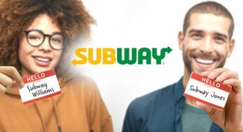 Subway Name Change Sweepstakes: Win free Subway for life at subwaynamechange.com