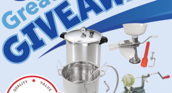 Runnings Great Big July Giveaway: Win a Canning package valued at $697