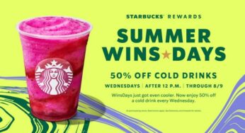 Starbucks Rewards Summer Wins Days: Extra 50% off every Wednesday