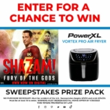 PowerXL Shazam! Sweepstakes: Win a PowerXL Vortex Pro Air Fryer and more at powerxlsweepstakes.com