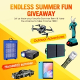 Banggood Summer Sweepstakes: Win drone, tablet, mini projector and more