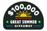 Nutrisystem $100,000 Great Summer Giveaway: Win up to $50,000