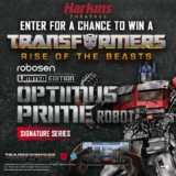 Win a Limited Edition Robosen Interactive Optimus Prime figure valued at $899