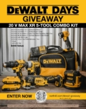 North 40 DeWalt Days Giveaway: Win a 20V Max 5-Tool Combo Kit valued at $449