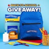 Back to School Giveaway: Win a custom backpack, a box of Krimpets, and Kandykakes from Tastykake