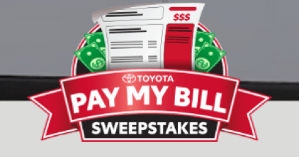 Toyota Bill Pay >> Toyota Pay My Bills Sweepstakes Win Up To 1 000 Off Your Toyota Bill Pay >> Toyota Pay My Bills Sweepstakes Win Up To 1 000 Off Your