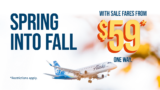 Alaska Airlines Spring into Fall Sale: one-way flights starting $59