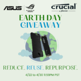 ASUS Earth Day Giveaway: Win SSDs of up to 4TB and TUF Gaming SSD enclosures