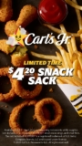 Carl’s Jr. 4/20 Munchies deal: new Snack Sack for $4.20