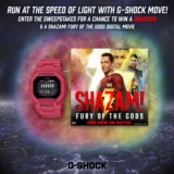 Win 1 of 4 prize packs including a G-SHOCK MOVE watch + a Shazam digital movie
