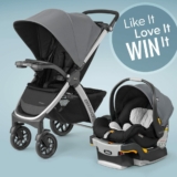Win a Chicco Bravo Trio Travel System in the Camden style