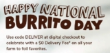 Celebrate National Burrito Day with Chipotle: 10,000 Free Burritos & $0 Delivery – Don’t Miss Out!