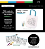 JCPenney Kids Zone July 8th: Design a FREE custom tote