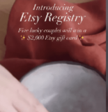 Etsy Registry Sweepstakes: Win 1 of 5 $2000 Etsy gift cards