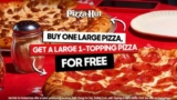 Pizza Hut BOGO FREE coupon code: Buy One Get One FREE 1-day only
