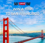 Levi’s 150th 501 SF Flyaway Sweepstakes: Win a trip to San Francisco valued at over $12,000