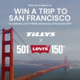 Tillys Levi’s 501 150th Anniversary Sweepstakes: Win a trip to San Francisco and more
