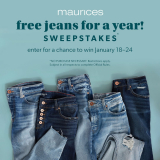Maurices 2023 Giveaway: Win FREE jeans for 1 year
