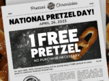 Philly Pretzel Factory National Pretzel Day 2023: Get a FREE Pretzel on April 26