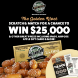 Philly Pretzel Factory 25th Anniversary Golden Rivet Giveaway: Win $25,000 cash and more