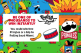 Pringles Rolling Loud Sweepstakes: Win a trip to Rolling Loud Miami and more at pringlesgiveaway.com