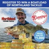 Win a boatload of Northland Fishing Tackle valued at $1,000 from Runnings