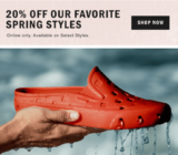 Vans: Extra 20% off select styles