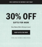 Vans: Extra 30% off gifts for mom
